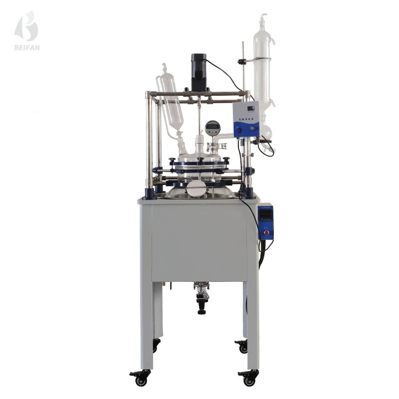 100L Single Layer Glass Reactor